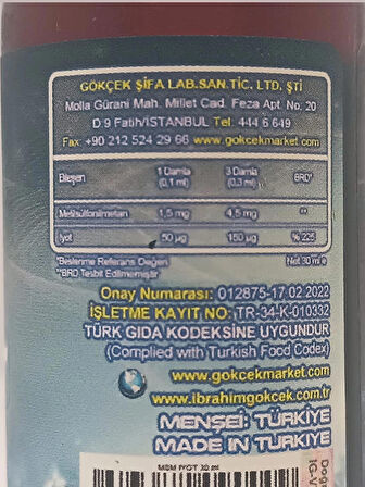 Msm Iyot (MSM IODİNE) 30 Ml.