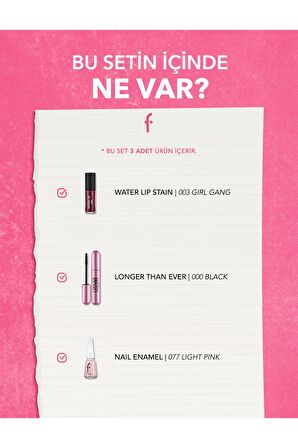 Flormar Clean Girl 3’lü Makyaj Seti
