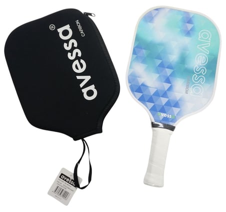 Premium Açık Hava Kadın Moda PKL-500 Carbon PıcklePaddle Raket Çantalı Mavi-Yeşil