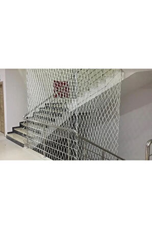 GÜVENLİK FİLESİ 2,50 X 17 METRE KALINLIK 6 MİLİM GÖZ 5 CM MONTAJ MAĞZEMELİ ÇOCUK GÜVENLİK FİLESİ