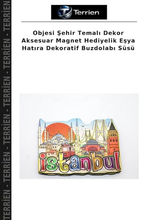Objesi Şehir Temalı Dekor Aksesuar Magnet Hediyelik Eşya Hatıra Dekoratif Buzdolabı Süsü