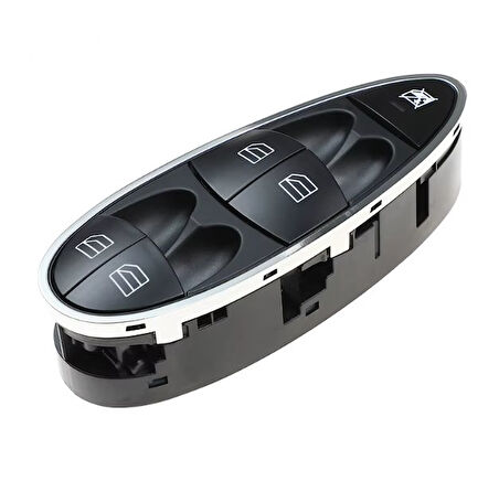 MERCEDES E320 SOL DÖRTLÜ CAM DÜĞMESİ ANAHTARI KROM 2005-2009