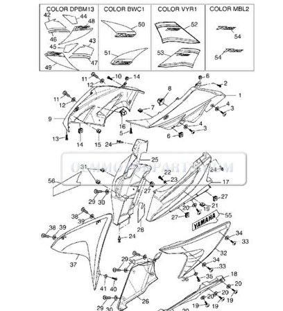 -Yamaha Yzf R 125 Çıkartma 8
