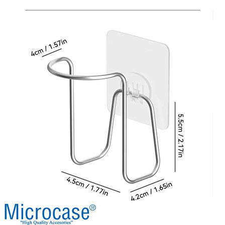 Microcase Yapışkanlı Duvara Yüzeye Monte Kağıt Bardak Askılığı - AL5307 2 ADET