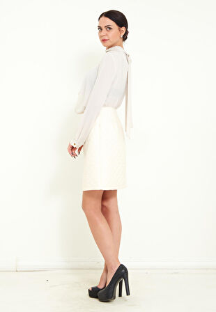 Kadın Mini Boy Özel Tasarım Uzun Kollu Elbise