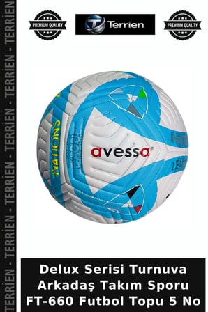Delux Serisi Turnuva Arkadaş Takım Sporu FT-660 Futbol Topu 5 No