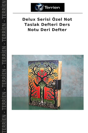 Delux Serisi Özel Not Taslak Defteri Ders Notu Deri Defter