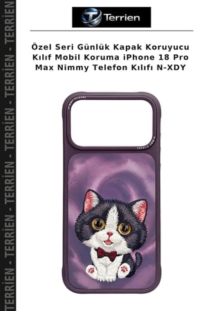 Özel Seri Günlük Kapak Koruyucu Kılıf Mobil Koruma iPhone 18 Pro Max Nimmy Telefon Kılıfı N-XDY