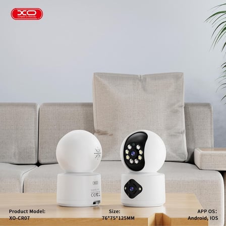 Beyaz Göz Wifi Sistem Ev Takip Çift Kameralı 1080P HD Gece Görüşlü Akıllı Wi-Fi Güvenlik Kamerası