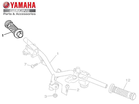 -Yamaha Nouva Elcik Sağ Kpl.