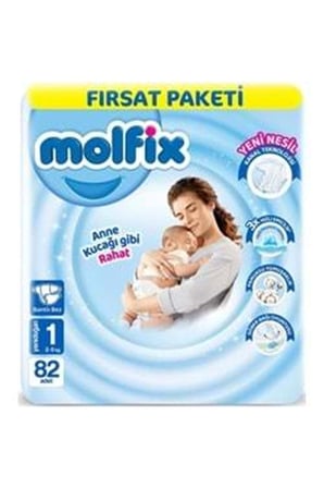 MOLFİX FIRSAT NO:1 YENİ DOĞAN 82 Lİ ÇOCUK BEZİ