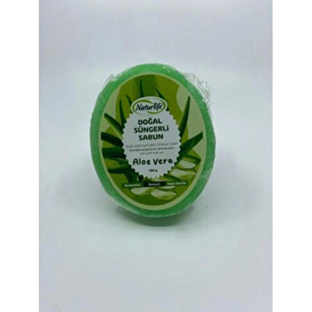 NATURLİFE ALOEVERA SÜNGERLİ SABUN 100GR 