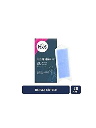 VEET PROFESSIONAL 20Lİ SİR AĞDA BANTLARI 28 GÜNE KADAR PÜRÜZSÜZ CİLT