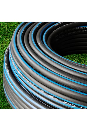 Termo Kauçuklu Bahçe Hortumu 5 Metre Dayanıklı 3 Katlı Sağlam Su Sulama Yıkama Hortum 12.5 mm 1/2"M
