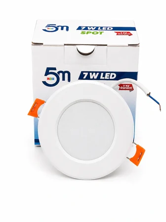 7 Watt Beyaz Led Spot, Güçlü Işıklı Led, 
