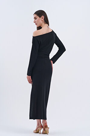 Trend Kadın Asaletin Ve Zarafetin Zamansız Buluşması Düz Uzun Elbisemiz