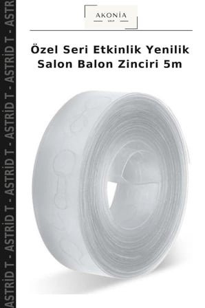 Özel Seri Etkinlik Yenilik Salon Balon Zinciri 5m