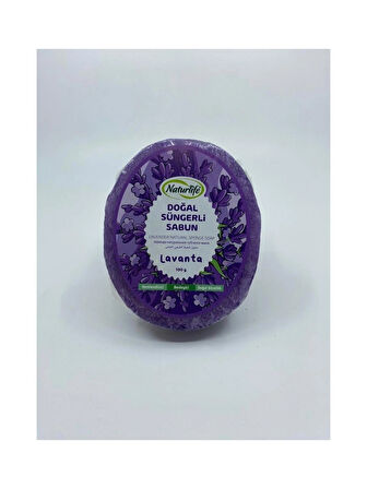 NATURLİFE SÜNGERLİ SABUN LAVANTA 100GR
