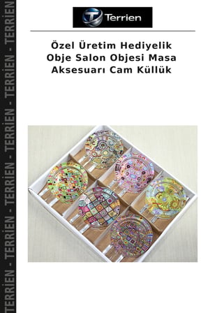 Özel Üretim Hediyelik Obje Salon Objesi Masa Aksesuarı Cam Küllük