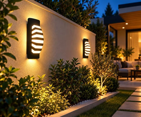 Şık Tasarım 12 Watt, IP65 Yağmurdan Etkilenmez, 3000 Kelvin Led Aplik (Elektrikle Çalışır Sensörsüz)