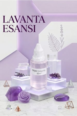 5 KG Şeffaf Sabun Bazı Mavi Boya Lavanta Esanslı Gliserin Sabun Bazı