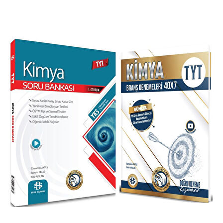 Bilgi Sarmal TYT Kimya Soru Bankası ve Deneme Seti 2 Kitap