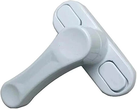 Microcase Her Türlü PVC Pencere Kapıya Uyumlu Emniyet Kilidi - BEYAZ AL4906 1 ADET
