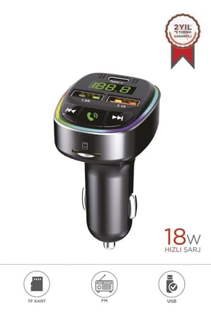 Seyahat Aksesuarı Ses Sistemi Cihaz Dolumu Transmitter Usb Tf Kart Mikrofon G17 Siyah 18W
