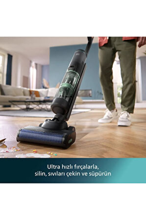 Aqua Trio Serisi Kablosuz Islak&kuru Dikey Süpürge,