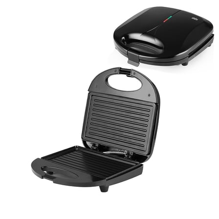 Lezzetli Atıştırmalık Ofis İçin Kahvaltı Aleti Sinbo Mini Tost Makinesi Elektrikli 2 Dilim 750W