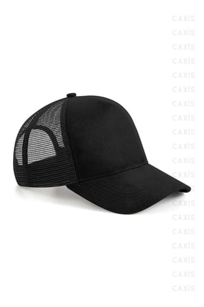 Siyah Yazlık Fileli Spor Unisex Şapka