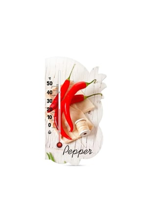2 Adet Mıknatıslı Mutfak Termometresi – Mıknatıslı Tasarım, Buzdolabına Ve Metal Yüzeylere Asılabilir, Dekoratif Kitchen Thermometer, Magnetic Thermometer