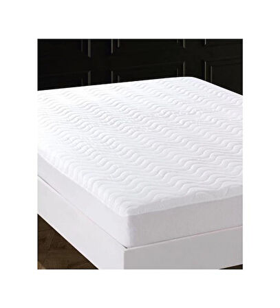 Madame Blue Kapitone Fitted Sıvı Geçirmez Yatak Koruyucu Alez 100x200