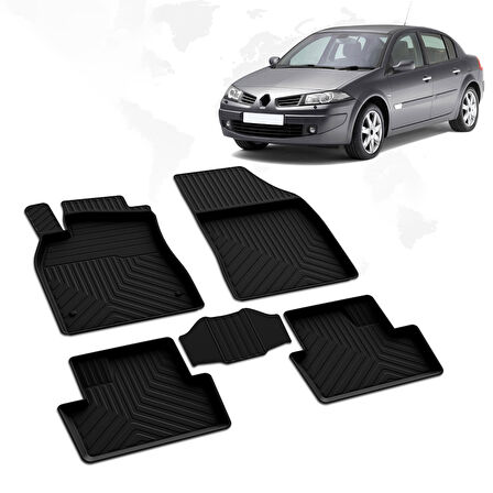 Renault Megane 2 SD 4D Havuzlu Paspas 2002-2008 A+Kalite