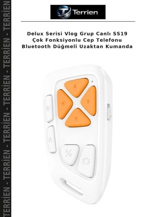 Delux Serisi Vlog Grup Canlı SS19 Çok Fonksiyonlu Cep Telefonu Bluetooth Düğmeli Uzaktan Kumanda