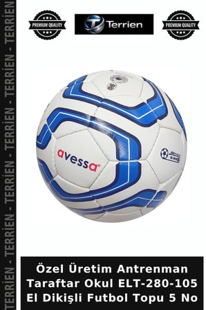 Özel Üretim Antrenman Taraftar Okul ELT-280-105 El Dikişli Futbol Topu 5 No