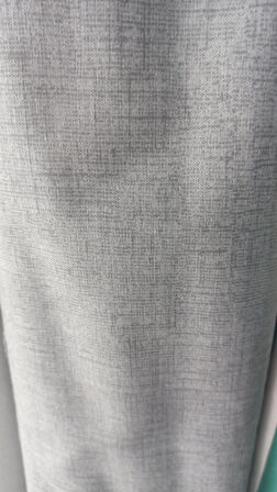 CEYLAN Home Balkon Perdesi Brandası Kuş Gözü Seçenekli Düz Gri