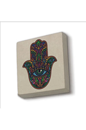 Fatıma’nın Eli Baskılı Taş Magnet 5X5
