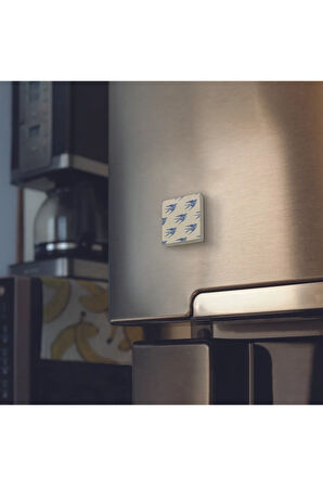 Hollanda Deseni Baskılı Taş Magnet 5X5