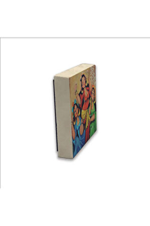Dans Eden Oryantal Kadınlar Baskılı Taş Magnet 5X5