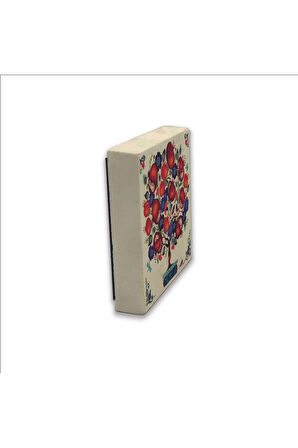 Nar Ağacı Baskılı Taş Magnet 5X5
