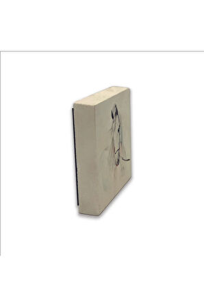 At  Baskılı Taş Magnet 5X5