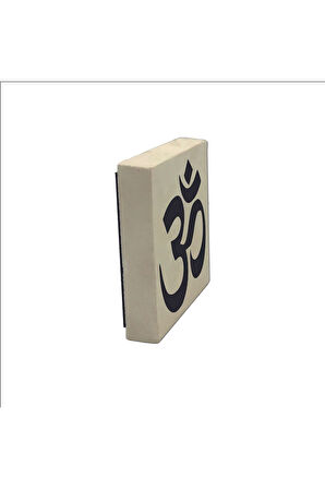Om Baskılı Taş Magnet 5X5