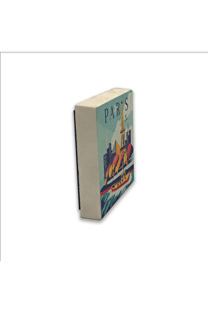 Paris Baskılı Taş Magnet 5X5