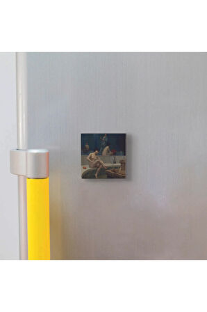 Hamam Baskılı Taş Magnet 5X5
