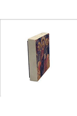 Kapadokya Göreme Karanlık Kilise Freski - Deesis Baskılı Taş Magnet 5X5