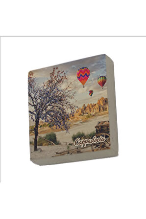 Kapadokya Baskılı Taş Magnet 5X5