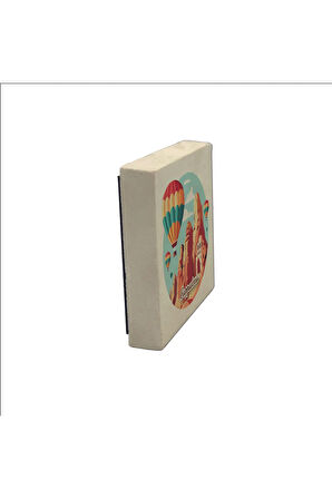 Kapadokya Baskılı Taş Magnet 5X5