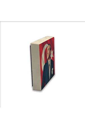 Mustafa Kemal Atatürk Baskılı Taş Magnet 5X5