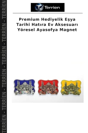 Premium Hediyelik Eşya Tarihi Hatıra Ev Aksesuarı Yöresel Ayasofya Magnet